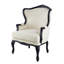 Fauteuil à oreilles rembourré Sabba