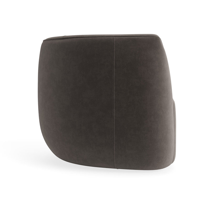 MTO - Council Swivel Lounge Chair, Storm Velvet