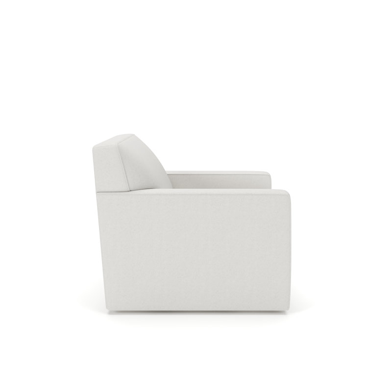 Chaise pivotante Francesca,  Macarena Beige Tissage Panier