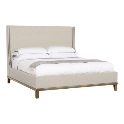 Michael Weiss Solid Wood Wingback Bed