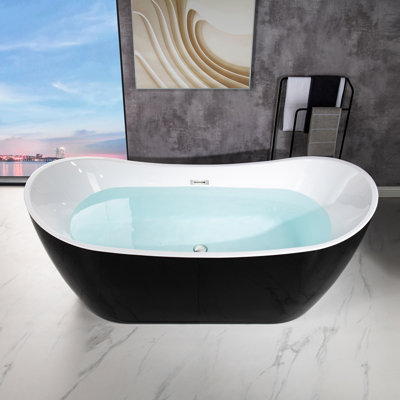 Vital 71'' x 31.5'' Soaking Acrylic Bathtub