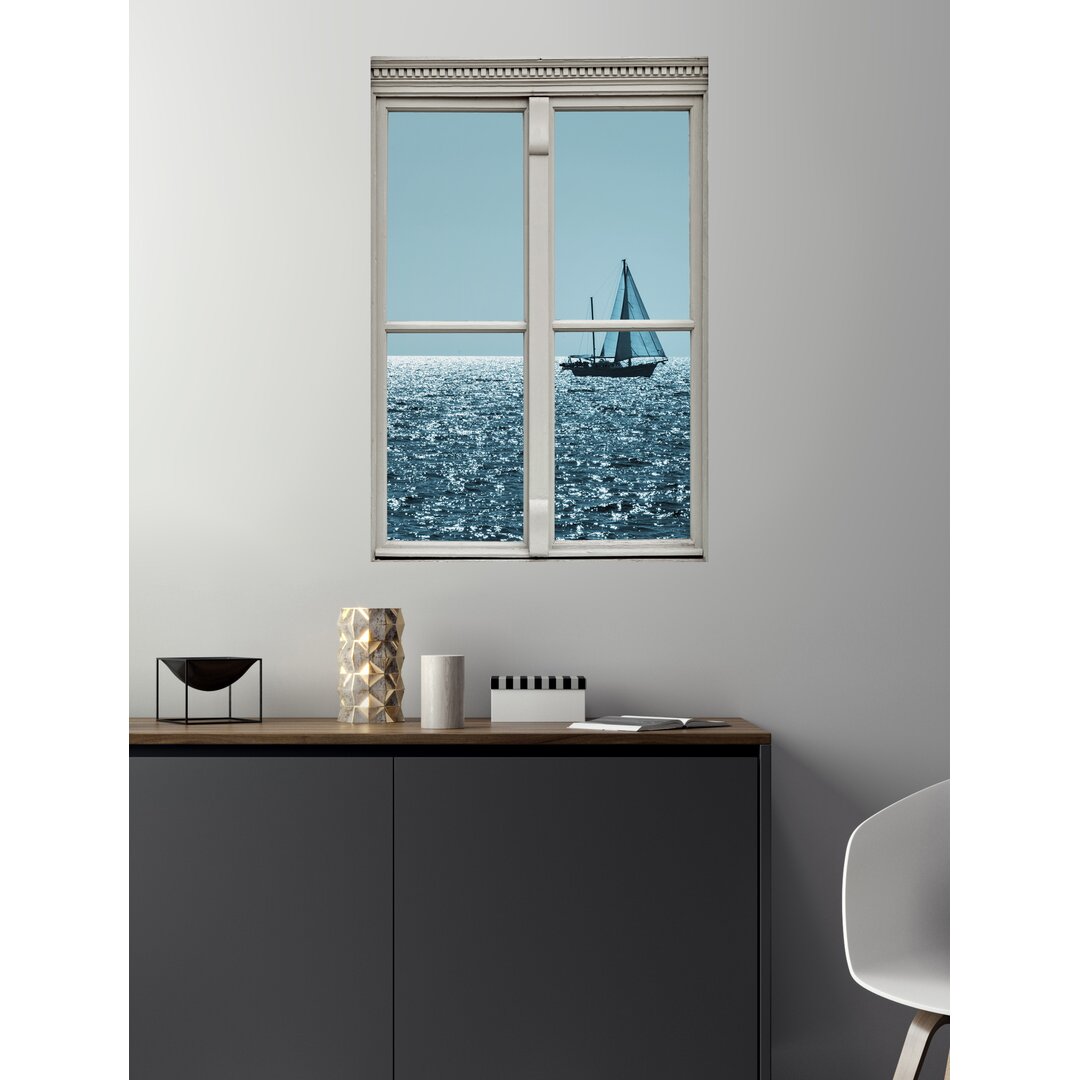 Wandtattoo Sailboat Window