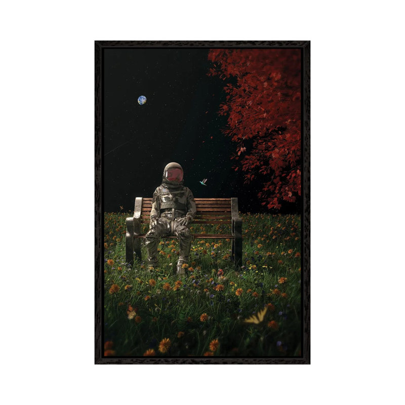 An Interlude by Nicebleed - No Frame Rectangle Print, 66.04cm H x 45.72cm W x 3.81cm D, Black Framed
