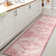 Scottsdale Ogee Medallion Machine-Washable Red/Orange/Cream Rug