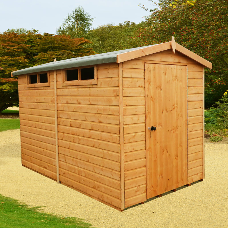 Shire 6 Ft. W x 10 Ft. D Security Shed, No