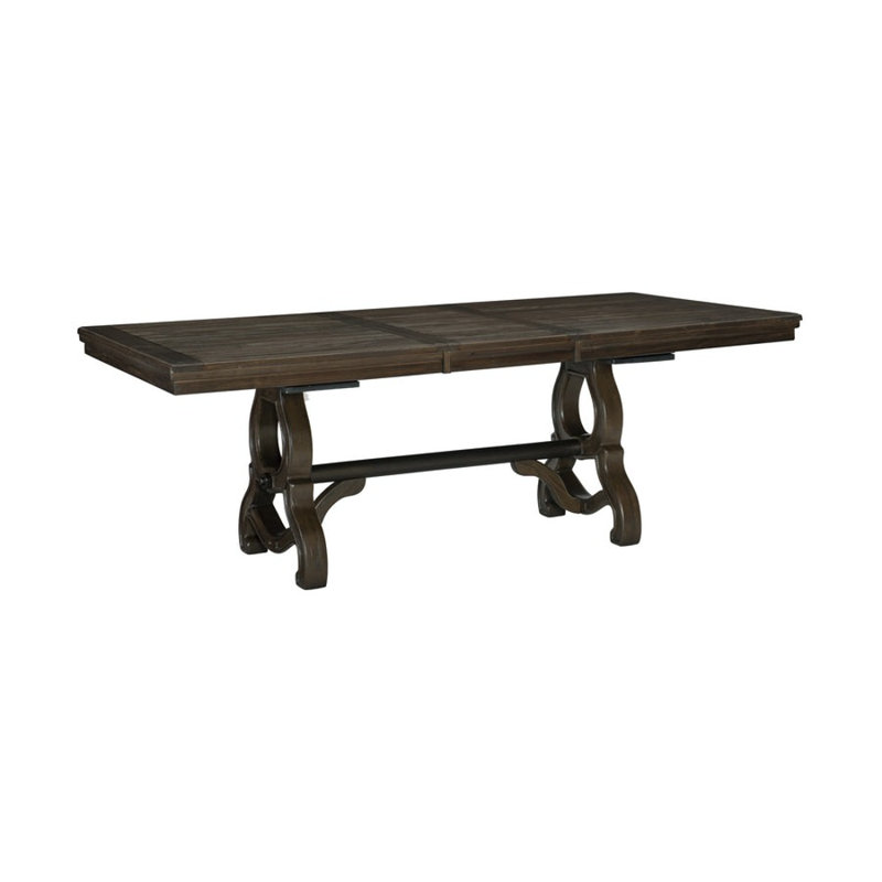 8 - Person Solid Wood Top Trestle Dining Set