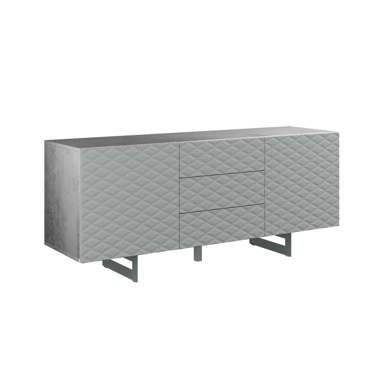 Felycia 165cm Sideboard, Concrete/Grey