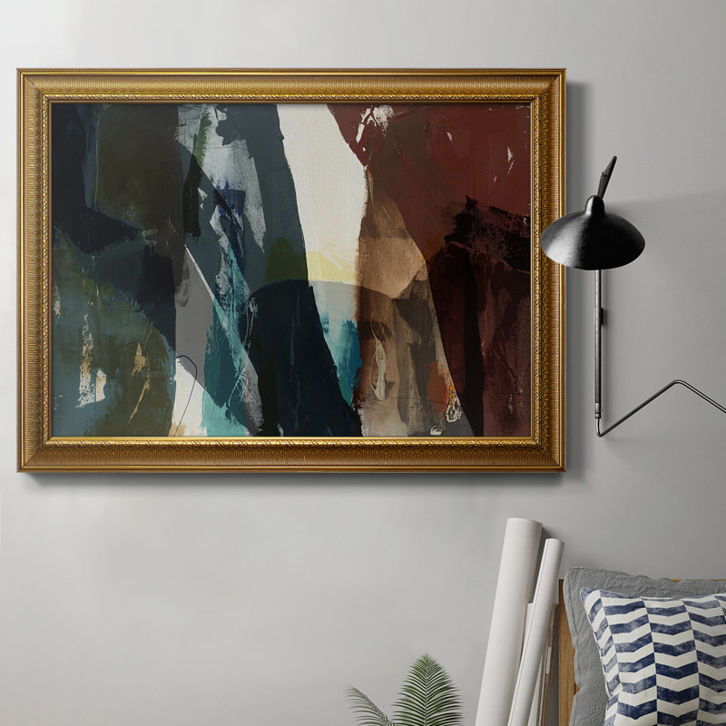 «Obscure Abstract VII», peinture sur toile encadrée, H 16 po x l 20 po x P 2,5 po