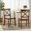 Ensemble de chaises de salle à manger en bois d'acacia, 2 pièces-119320452