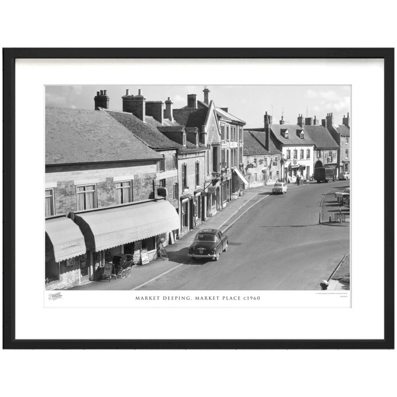 Market Deeping, Market Place C1960 - Single Picture Frame Print, 43.5cm H x 53.4cm W x 2.3cm D