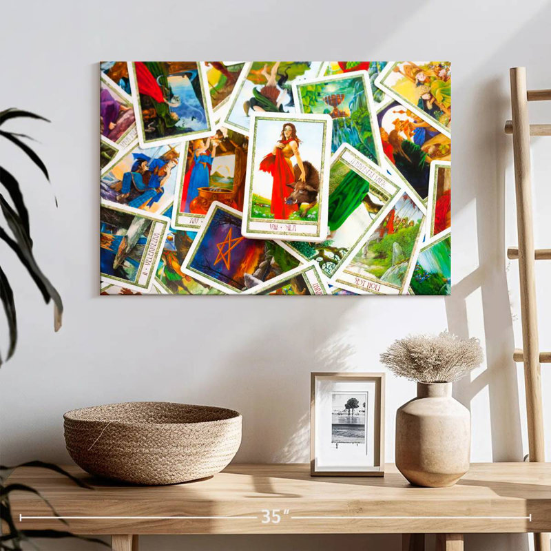 Adella Reading Tarot Cards, 16" H x 24" W
