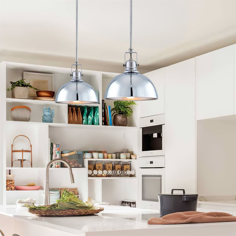 Tazewell 1 - Light Single Pendant, Chrome