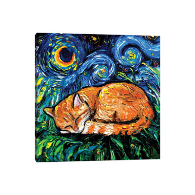 " Orange Tabby Night " by Aja Trier
