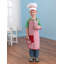 Ensemble de tablier, de chapeau et d'accessoires de chef Tasty Treats pour enfants - rouge