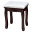 Ensemble de meuble-lavabo en bois massif avec tabouret et miroir Webrook-1962704056