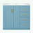 Bathroom Vanity with Sink, 3 Drawers, 2 Doors and metal handles-766394366