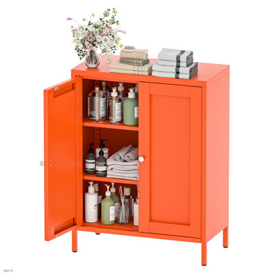 Cayli Metal Accent Cabinet by Lark Manor