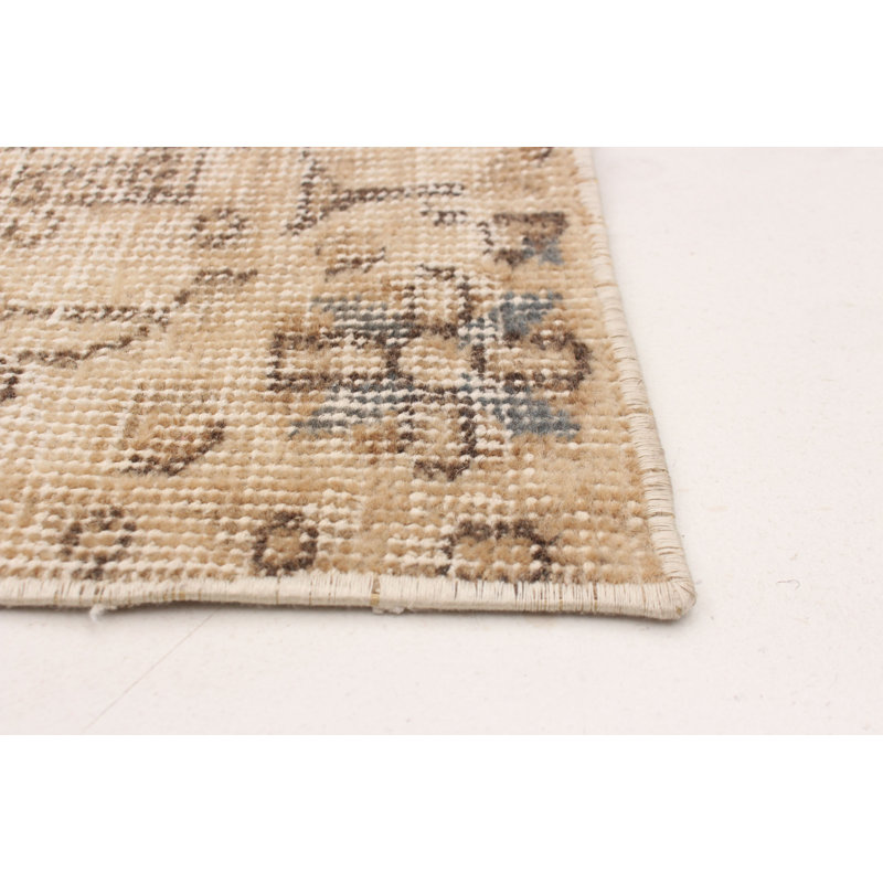 Tapis kaki Danuel Vintage 3 pi 9 po x 6 pi 8 po