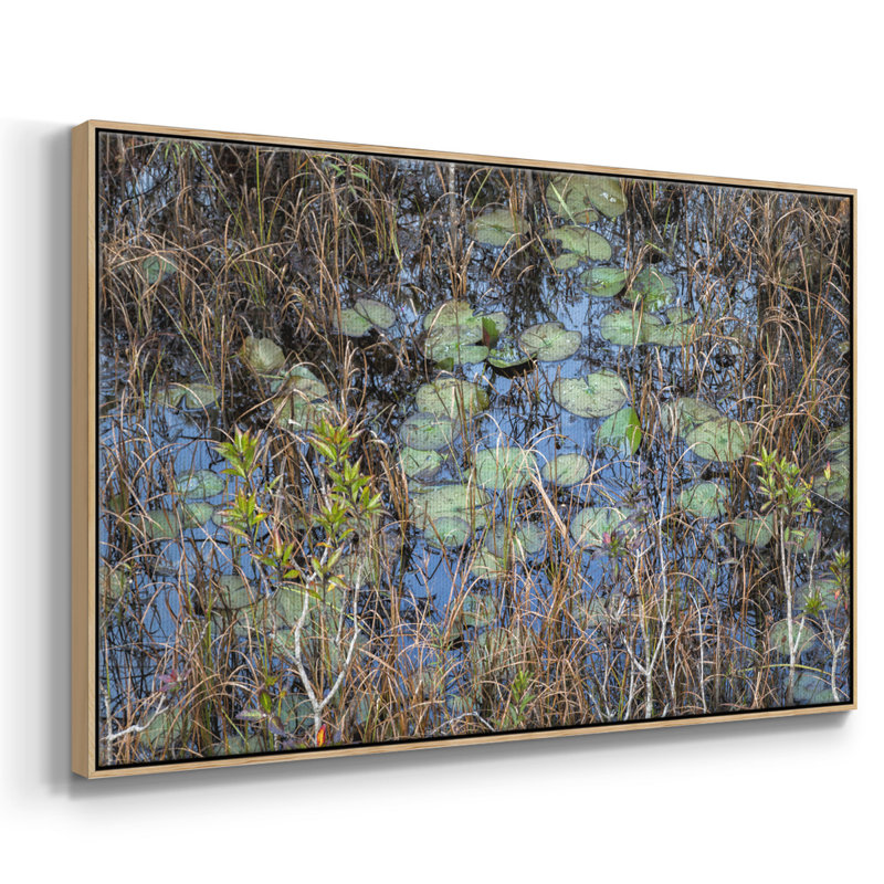 " The Marsh ", 17" H x 25" W x 2" D, Natural Wood