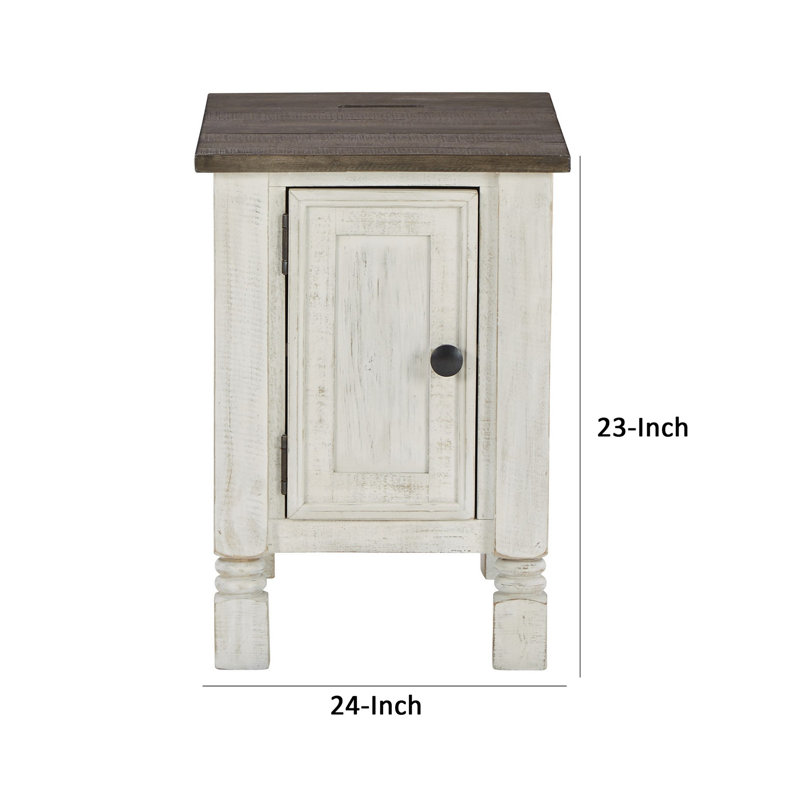 Table de bout avec rangement Camisha