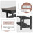Elysium 52" Wood Console Table With Large Drawers And Open Shelves, Convertible Multi-Function Dining Table-2010087037