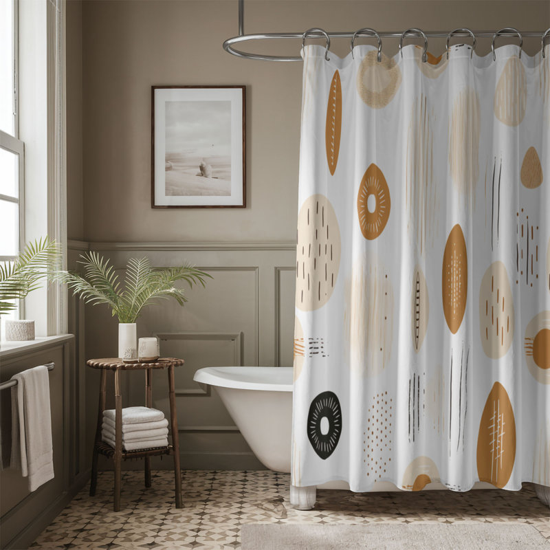 Pâques - rideau de douche 40, H 74 po x l 71 po