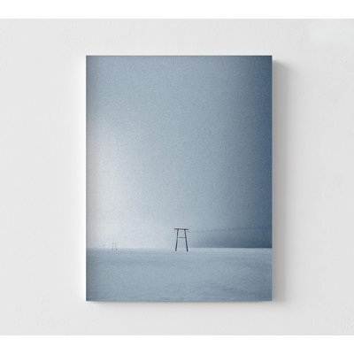 Hiver enneigé, impression d'art surdimensionné, cadre photo, fils de téléphone, art mural, cadeau de pendaison de crémaillère