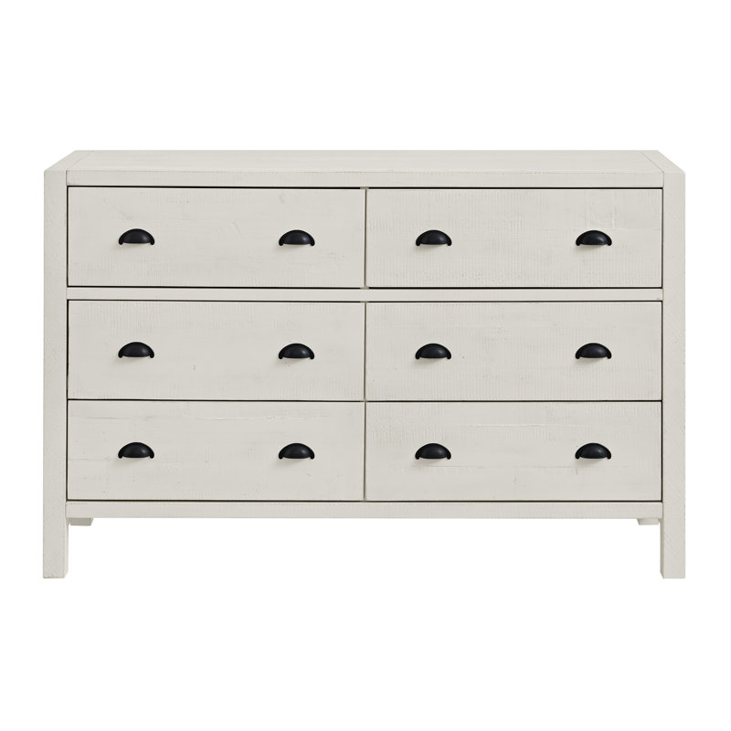 Arden 6-drawer Double Dresser, White