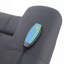 Fauteuil inclinable doux, fauteuil inclinable électrique en microfibre Nirion avec fauteuil chauffant et massant