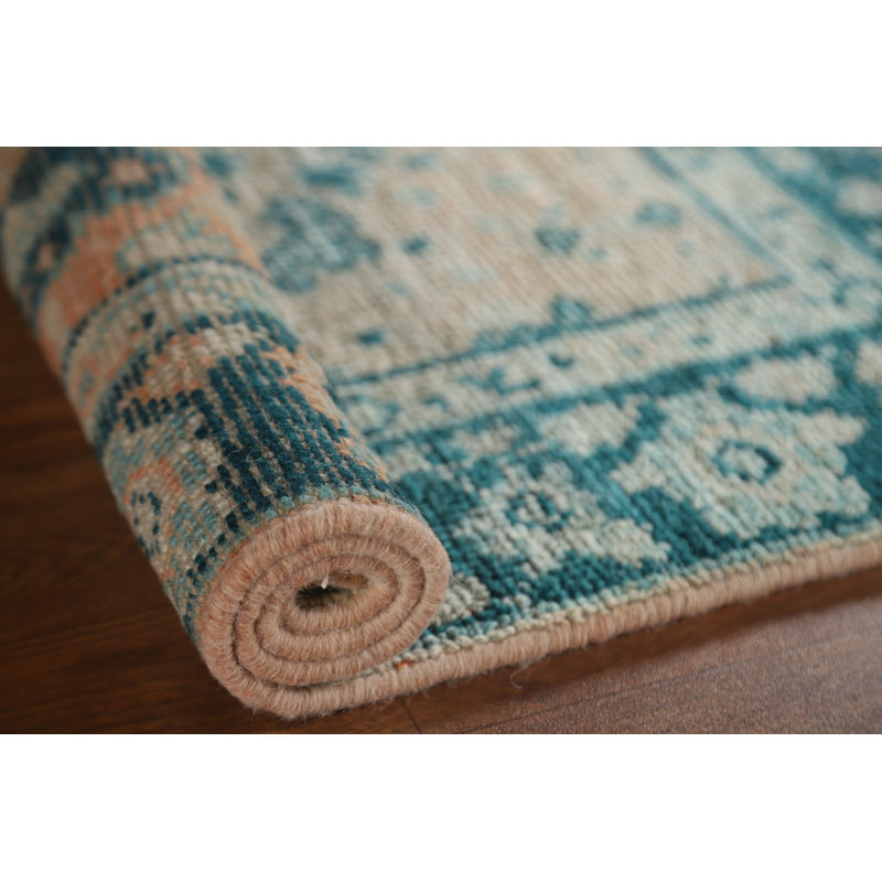 Tapis teint à la main Oushak
