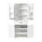 Bathroom Storage Solution: Tall White Cabinet With Drawer For Versatile Arrangements