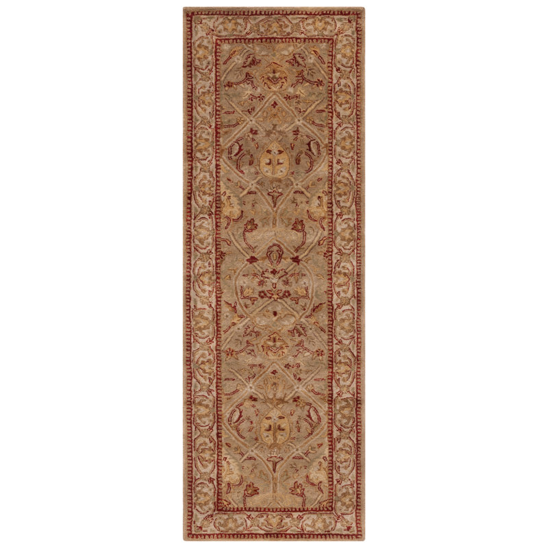 Evie Hand Tufted Wool Oriental Rug, Runner 2'6" x 10'