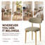 Chaise d'appoint rembourrée en bois massif-133229327-133229329