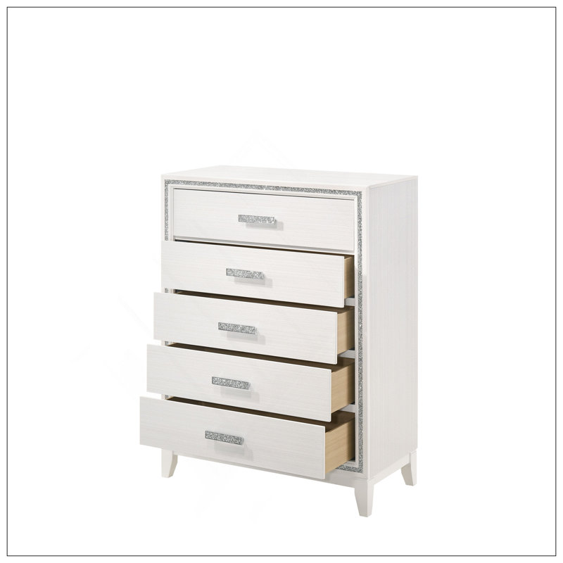 Commode blanche Haiden, Blanc