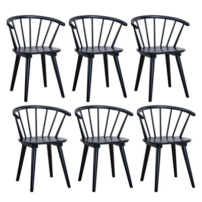 Chaise de salle à manger 21,7 po style Windsor