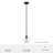 Dunshire 1 Light Noble Bronze Pendant with Glass-70776468-74720543