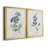 2-Piece "Farmhouse PeriwInkle I Premium" Watercolor Painting Print Set Designed by J Paul-1391652885-1391652969