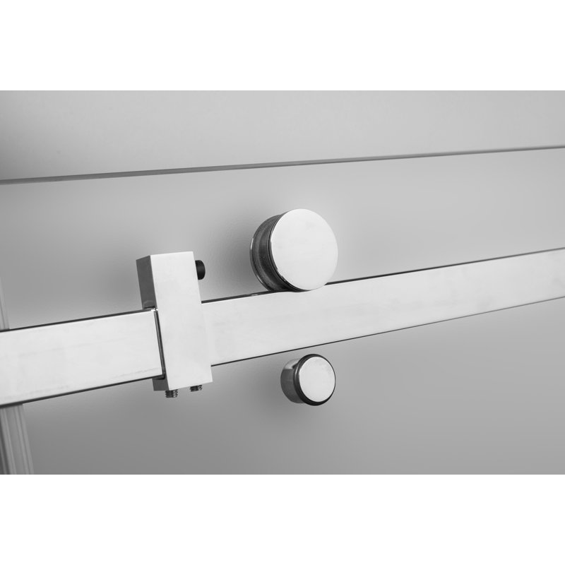 Moselle 75" Frameless Shower Door, Chrome