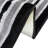 Antibacterial Soft Pile Anti Slip Indoor Runner Rug Dot Bordered Black Design for Hallway Stairway-647430041