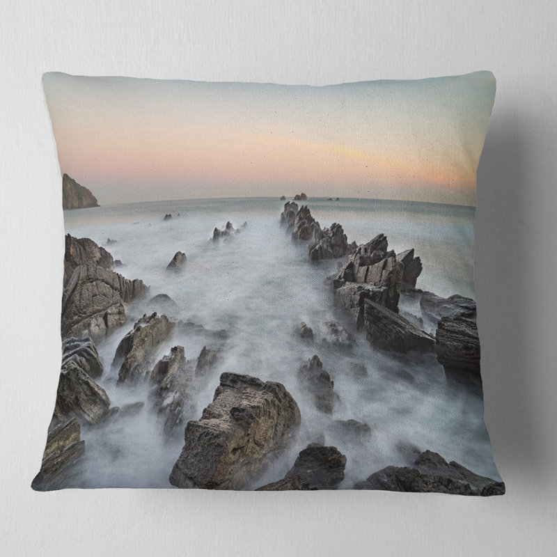 Coussin Rocky Beach, 16 po x 1 po, Coussin décoratif