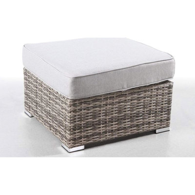 Outdoor With Cushion - Neutral Gray Tone, 5" Cushions, Zippered Covers, Rust Frame, Garden Furniture Fully Assembled Beach Modern Grey Cushion, And Stain , Commercial Grade