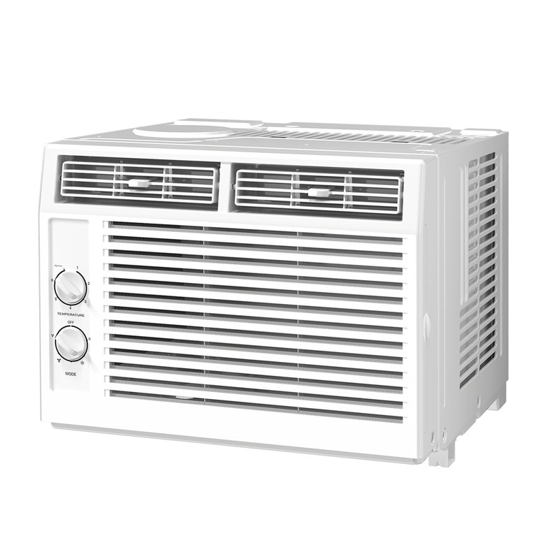 Climatiseur de fenêtre connecté 5 000 BTU avec bouton mécanique, DOE, UL / CSA