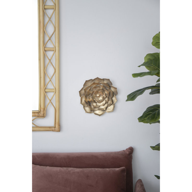 Plaque dorée attrayante - 1,3 lb, 10 po x 1,4 po x 10 po, décoration de maison charmante 10 po de hauteur, 1,4 po de largeur, profondeur