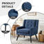 Fauteuil capitonné à dossier large rembourré-1592346161