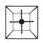Luminaire suspendu cage 12 lumières Marieliese-345465899