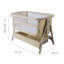 Tutti Bambini Cozee Zen Bedside Crib-125546138