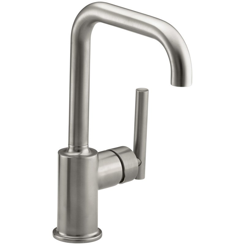 Purist Bar Faucet with Accessories, Vibrant Stainless