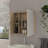 Kenya 1-Door Medicine Cabinet with Mirror, Four Internal Shelves-400026195