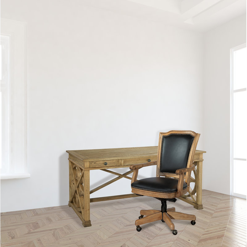 Chaise de bureau en cuir Wellington Hall Office