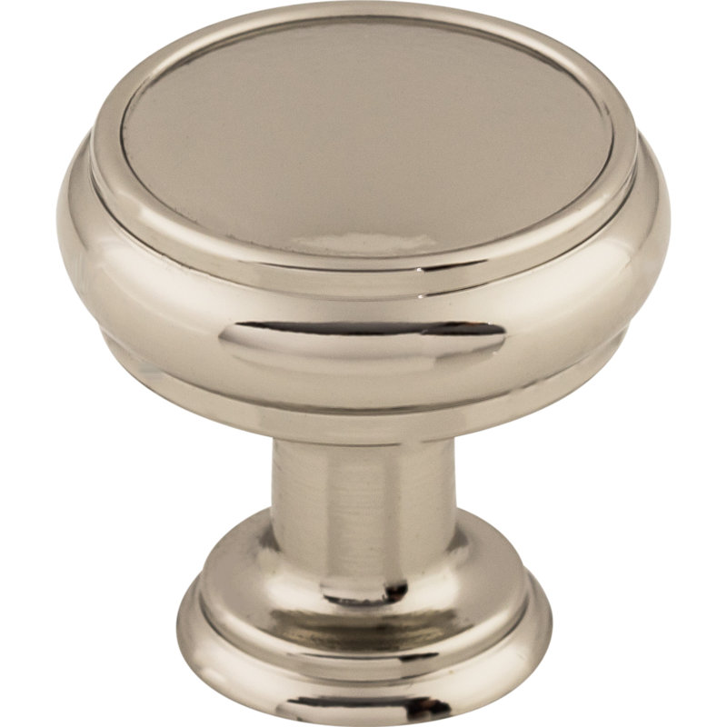 Serene Eden 1 3/16" Diameter Mushroom Knob, Polished Nickel